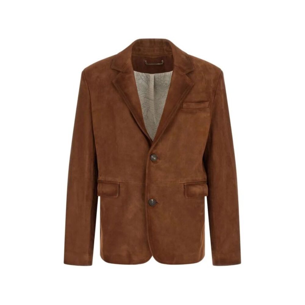 Golden Goose Men `Robyn` Leather Jacket
